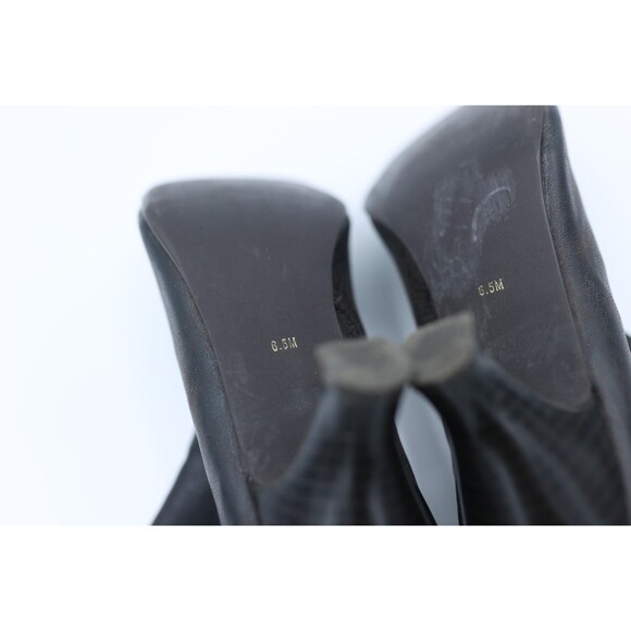 Mudd Y2K  'Aliso 6.5M Dark Brown Ankle Booties Side Zip Dark Academia Witchy - Picture 11 of 12